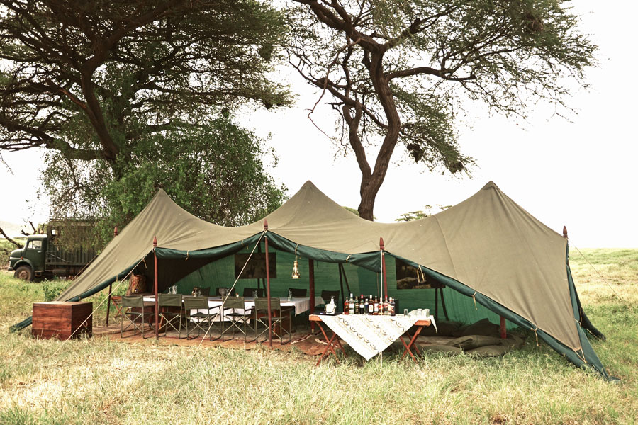 Tanzania horse safaris mobile camp